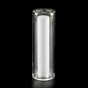 Moderne Vervangende Glas Lampenkap - Geschikt voor G9 Fitting - Ronde Stijl - LED/Halogeen - Inclusief Schroefdraadbuis