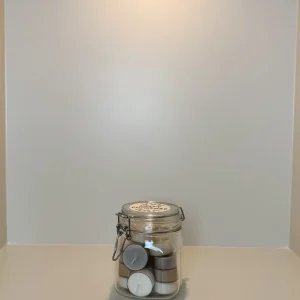 Weckpot Merry Christmas waxinelichtjes Neutral